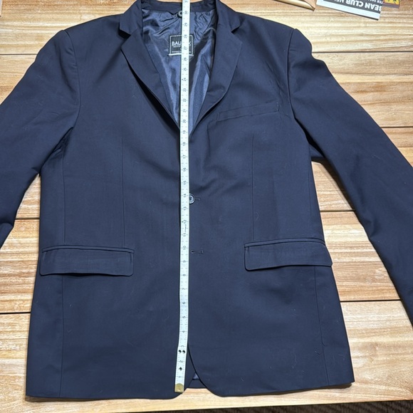 Navy Blue Baubax Travel Blazer with Removable Hood and Gloves 42R - Picture 11 of 12
